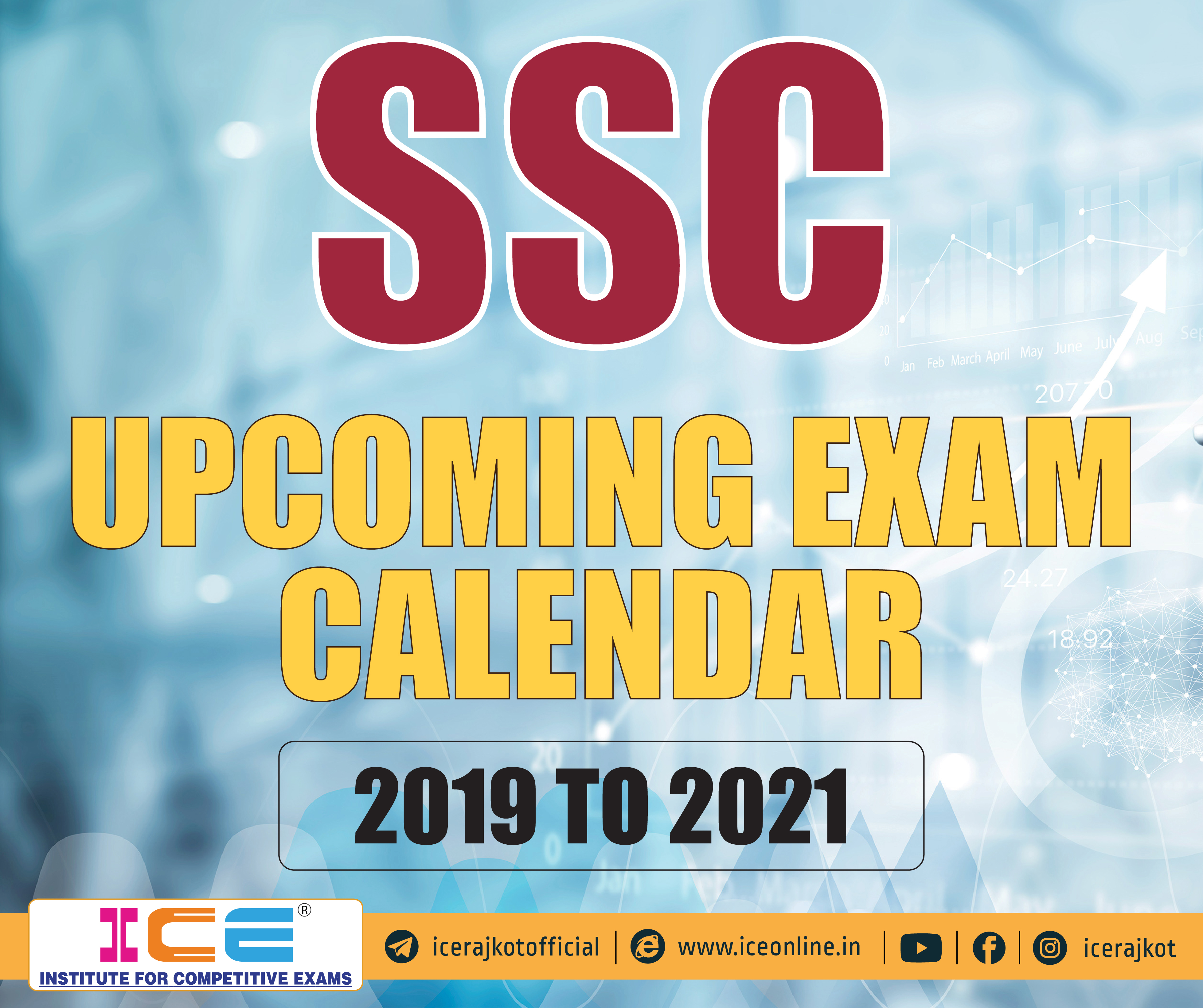 SSC Upcoming Exam Calendar For 2019 TO 2021
