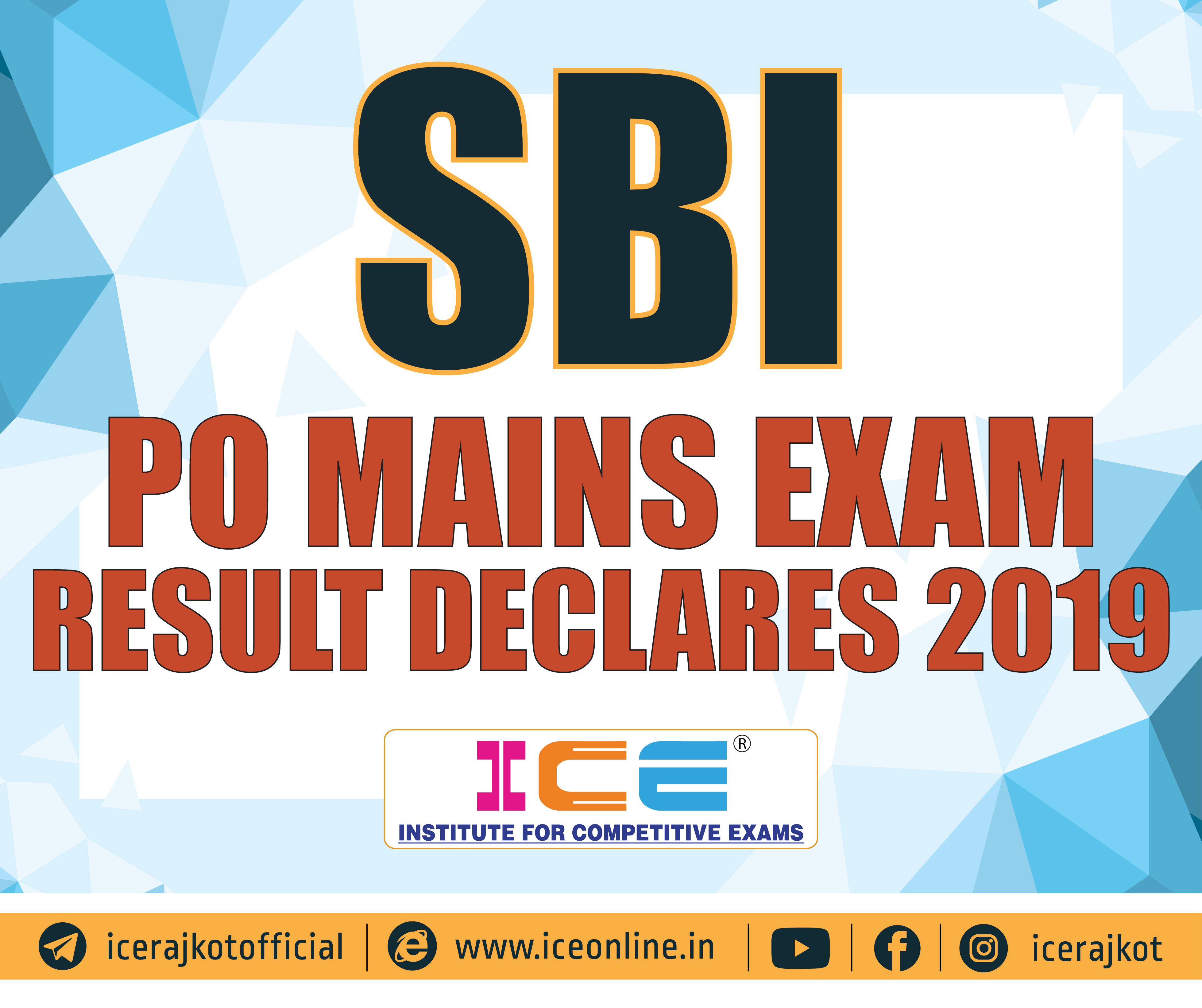 SBI PO Mains Exam Result Declares 2019